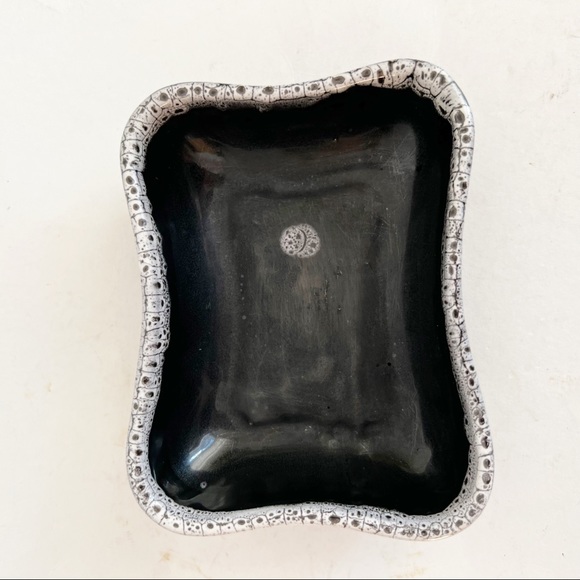 Vintage Beauceware Ceramic Small Bowl Decor Black White #678 Canada - Picture 10 of 11